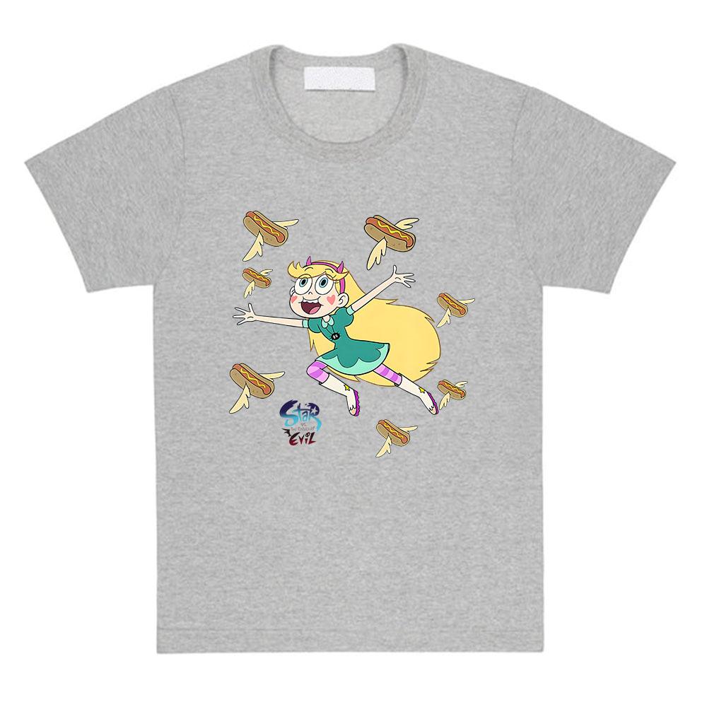 Star Vs. The Forces of Evil T-shirt Funny Cartoon Anime Graphic Tshirts Cotton Short Sleeve Female T Shirt Unisex Streetwear Tee
