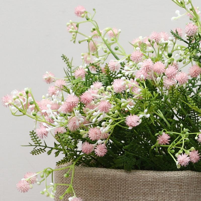 Simulation Plant Bundle Full of Star Home Decoration Wedding Simulation Flower Bundle 5 Fork Sea Urchin Fake Flower