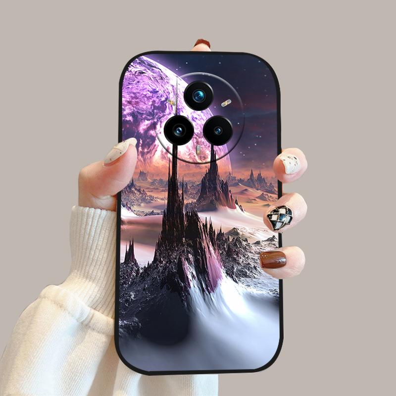Fashion Case For Oppo Realme 14 Pro Soft Silicone TPU Phone Bumper Shells For Realme14 Pro Capa RMX5056 Protective Fundas Cover