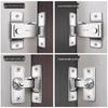 Mini Stainless Steel 90° Sliding Door Latch for Home & Pet Cages
