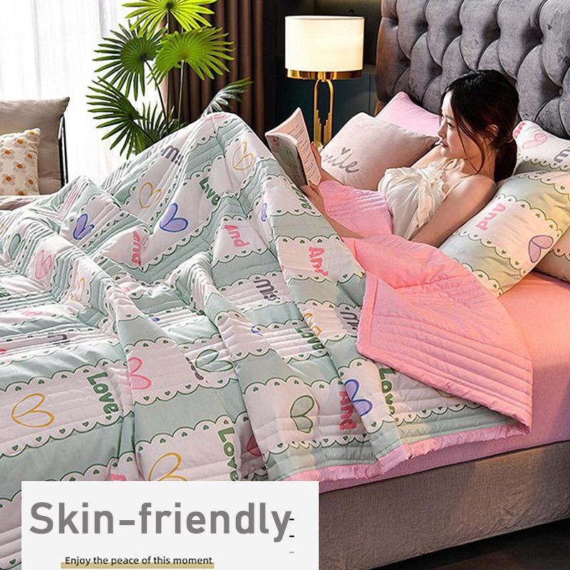 Klimatizačná prikrývka šetrná k pokožke Jednolôžková Dvojlôžková letná chladivá prikrývka na jar a na jeseň Tenká prikrývka