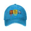 Autism EleUnisexts Periodic Table Awareness ASD  Fashion Baseball Cap Hats Visor Protection Snapback Cotton tops gorras