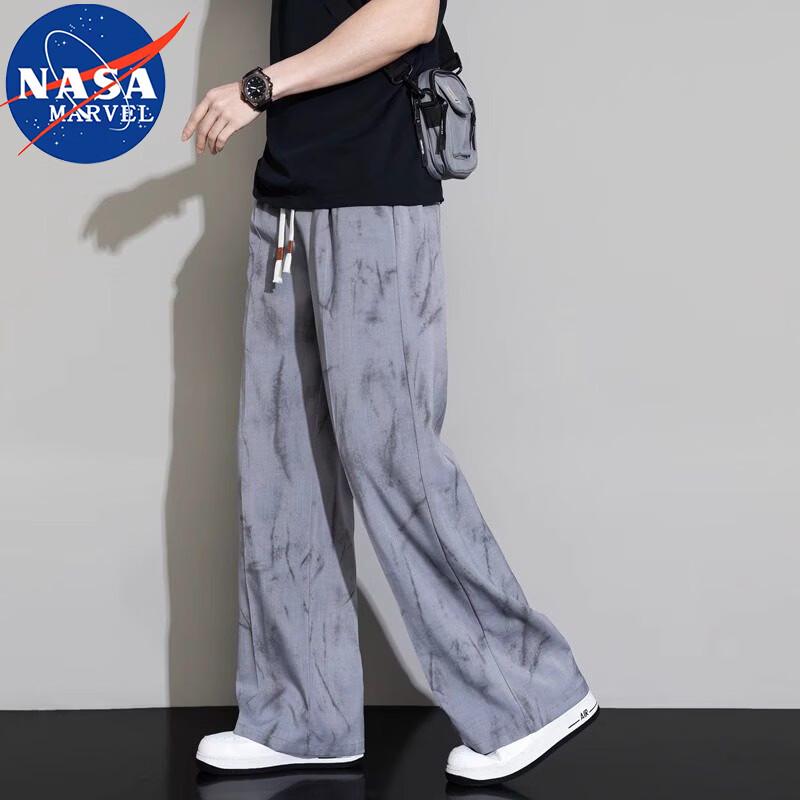 NASA MARVEL Men's Straight Fit Casual Trousers