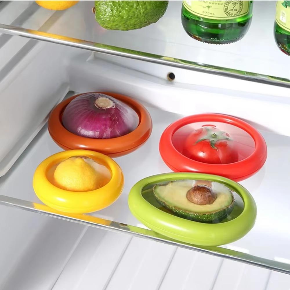 Fruit Preservation Box Silicone Film Food Boxes Sealed Mini Crisper Storage Refrigerator Onion Half Cut Refrigerated Organizer