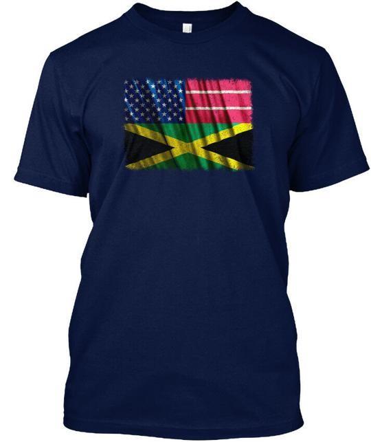 

Jamaican American T-Shirt Made in the USA Size S to 5XL M