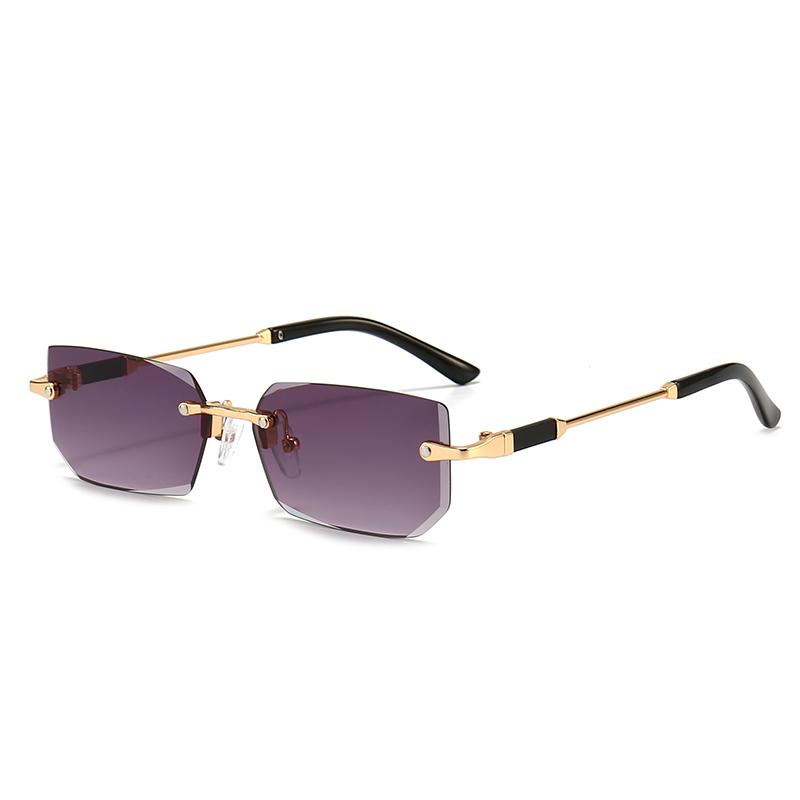 XJiea Rectangular Rimless Sunglasses,Fashion Men Outdoor Sun Glasses,Summer Women Decorative Eyewear,Shopping, Drive to Wear
