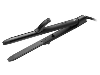 Vidal Sassoon Curl & Straight 2WAY Hair Iron 25mm Basic Overseas Compatible 4 Level Temperature Adjustment Negative Ion Black VSI-2550KJ