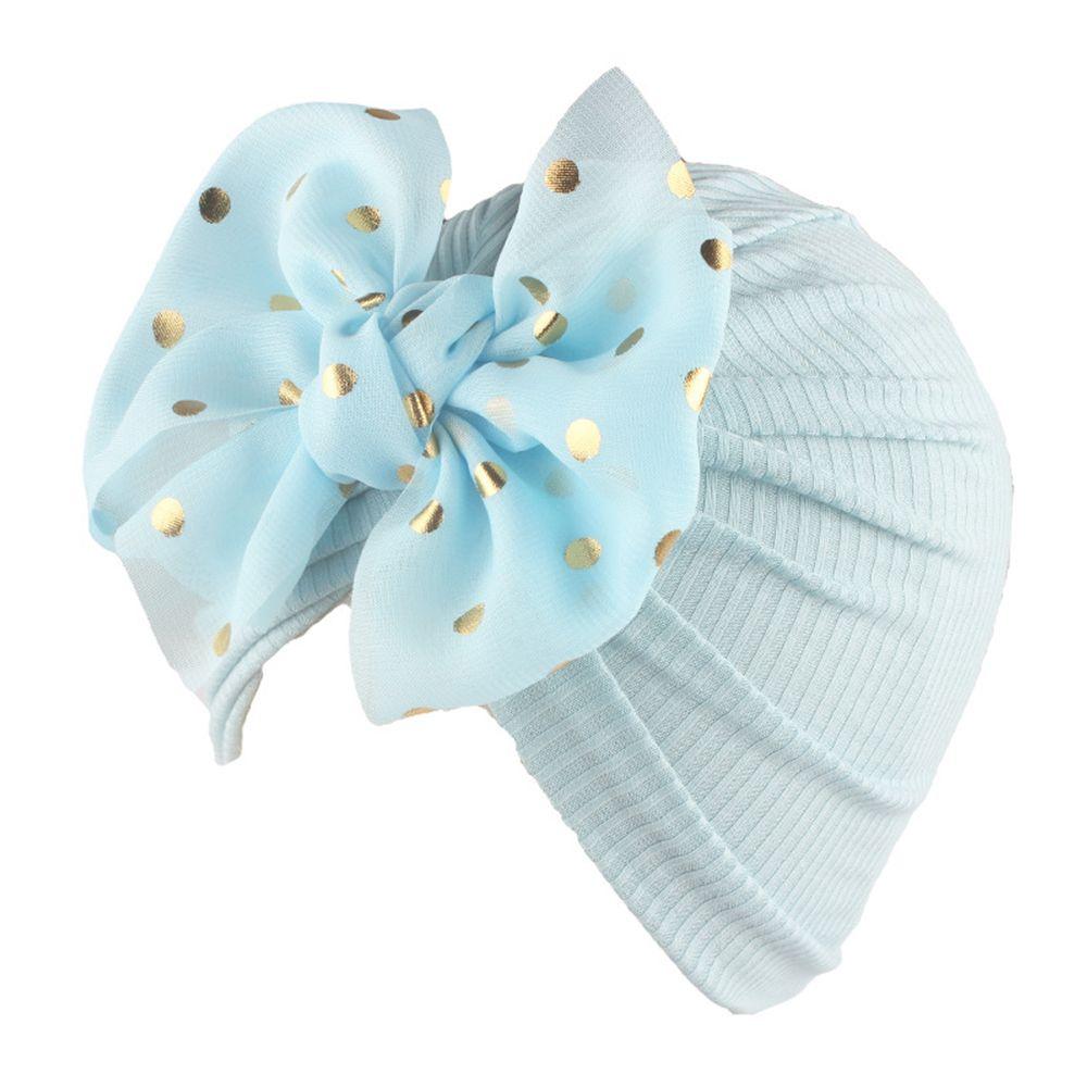 Soft Headwear Hair Accessories Infant Hospital Hat Head Wrap Baby Turban Hat Bowknot Beanies