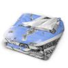 Play money Flannel Blanket  Warm Soft Bedding Throws for Couch Bed Travel Aesthetic Bedspread Sofa Bed Cover