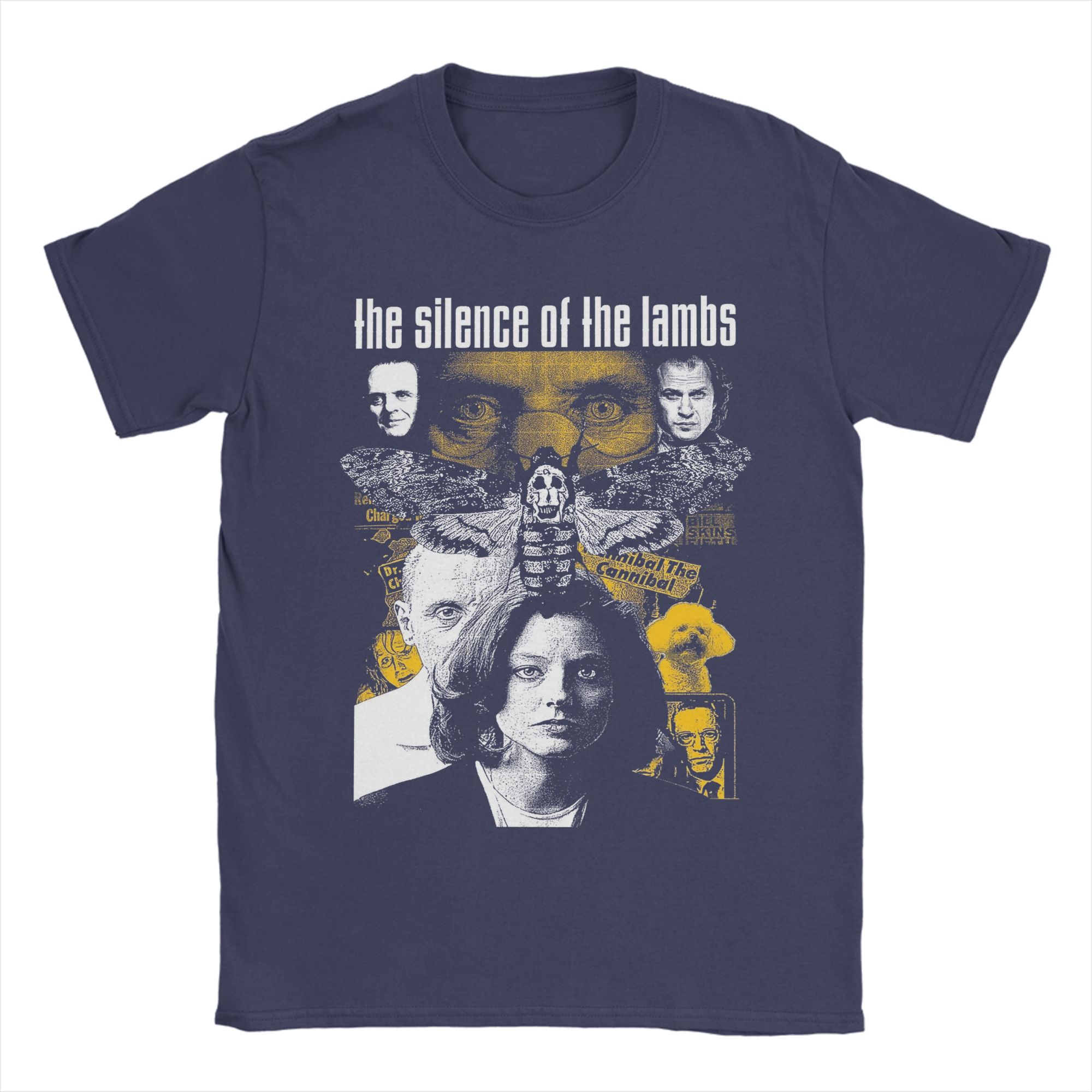 

The Silence of the Lambs T Shirts for Men 100 Cotton Unique TShirt Crewneck Tees Short Sleeve Clothing Party 4XL