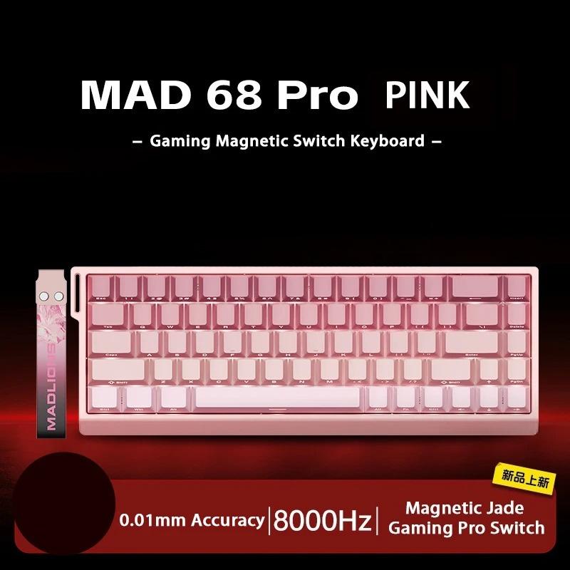 For MAD 60/68HE Mechanische Tastatur Magnetschalter Rapid Trigger 8K RGB Gaming Tastatur Valorant Gamer Zubehör Geschenk
