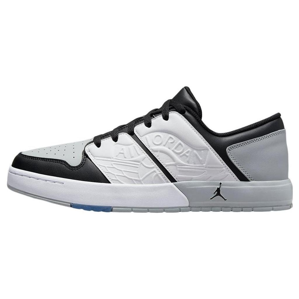 Air Jordan Nu Retro 1 Low Light Smoke Grey Men Sneakers White Varsity-Red Black DV5141-106
