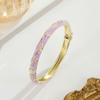 Lightweight Metal Cloisonne Lucky Bangle Colorful Glazed Ethnic Pattern Cuff  Tourist Attractions