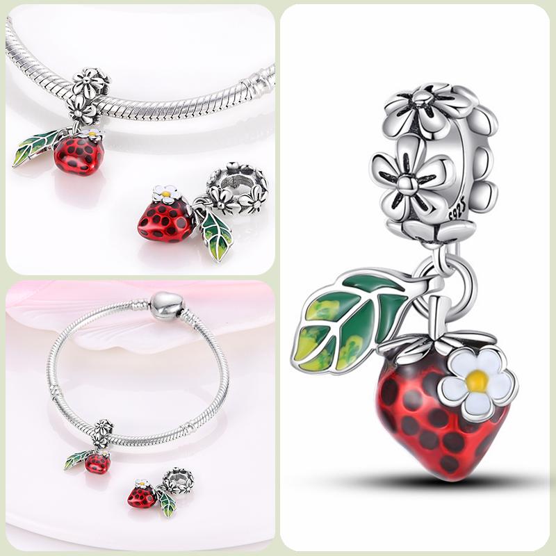 Modne koraliki zawieszki S925 ze srebra próby 925 w stylu klasycznym i romantycznym z motywem żółwia lotosu, odpowiednie do oryginalnej bransoletki DIY na prezent