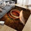 Lord of the Rings Element Square Area Rug, Non-Slip Floor Mat for Home Office, Perfect Gift for Fans.chl