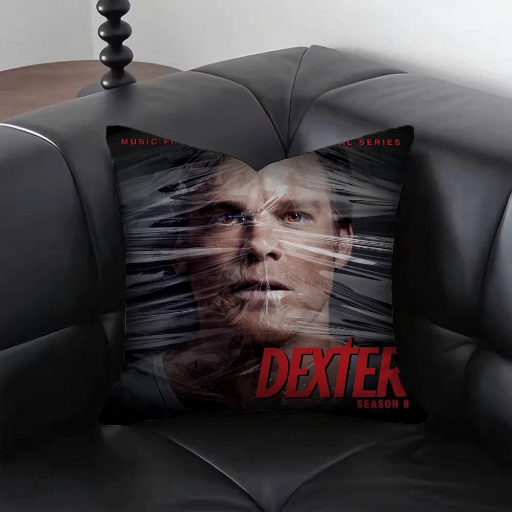 1pc Dexter TV Series Pillow Case Fashion Square Pillowcase Bedroom Sofa Room Ins Decoration Leisure