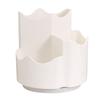 3 Compartments Rotating Pen Holder 360 Degree Rotating Pencil Holder  Office Use