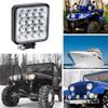 48W Square LED Work Light 12V Off Road Mini Square 16 Light Auxiliary Light Modified Headlights Spotlights 2/4/6PCS