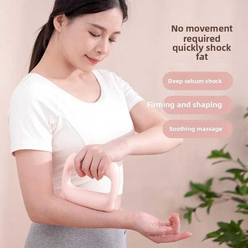 Fascia Ring Massager Belt Massage Fascia Gun Vibration Neck Membrane Gun Fat Dumping Mini Slim Belly Massage Gun Massage Machine