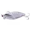 5Pcs 5.5CM/11G VIB Fishing Lure Sharp Hook Realistic 3D Eyes Seawater Freshwater Artificial Metal Hard Bait Outdoor Fishing Accessories