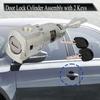 Front Left Door Lock Barrel Cylinder with 2 Keys for VW Jetta 2011 2012 2013 2014 2015 2016 2017 2018 5C6800375