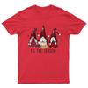 Tis The Season Christmas TShirt Unisex Gift Retro Seasonal Funny Xmas Santa o