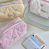 Gift for Friend Cute Bow Cosmetic Bag Female Large Capacity Makeup Bag Pencil Pouch Case