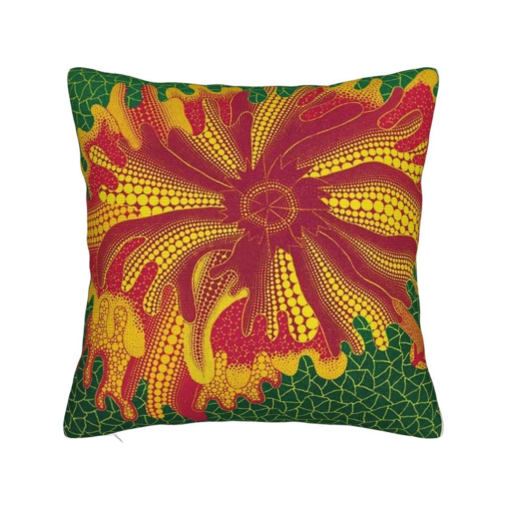 Yayoi K-Kusama Pillowcase Soft Fabric Cushion Cover Decorations Pillow Case Cover Home Square 40X40Cm