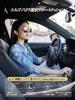 Kingphenix Back Support Cushion Set Car Seat Cushion Back Cushion Memory and Reduces Fatigue Even When Sitting for Long Periods Black + Foam,
