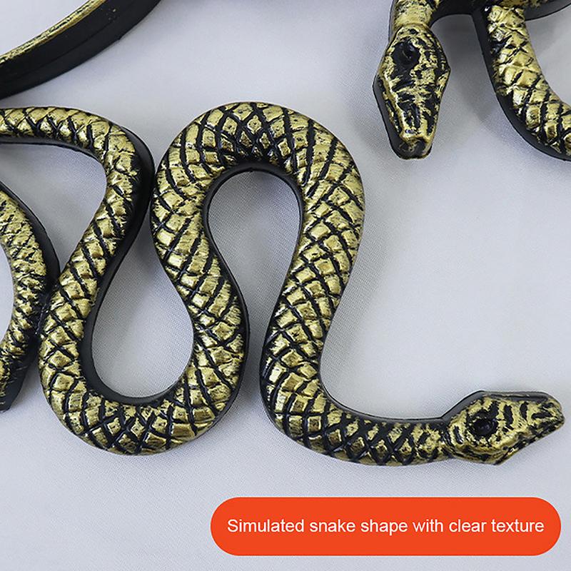 Halloween Stirnband Medusa Gebogene Schlangenform Haarreif Rave Party Kopfschmuck Unisex Haarband Party Cosplay Kostüm Requisiten