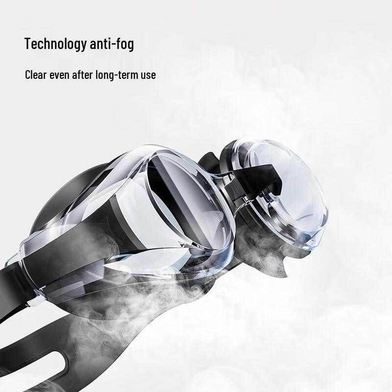 Jingdong Zhizao Adult Anti-Fog Swim Goggles & Cap Set