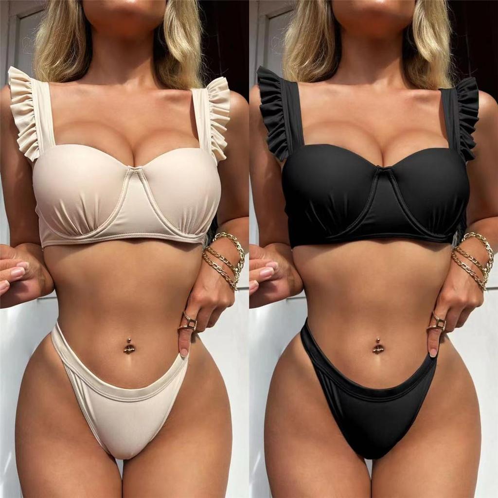 Costume da bagno donna sexy con ferretto e ferretto, costume da bagno donna, costume da bagno femminile, bikini a due pezzi, costume da bagno da bagno