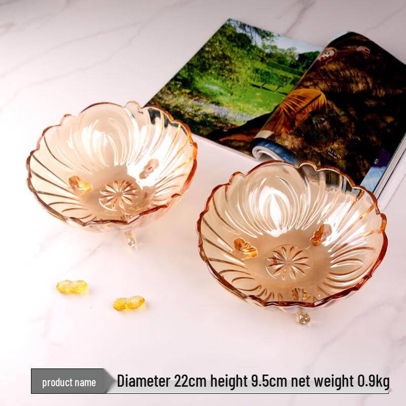 

Flavinmci Nordic Crystal Glass Fruit Plate