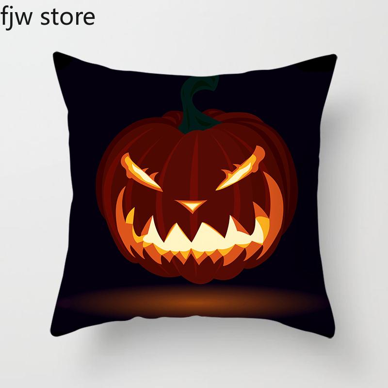 Halloween Decorative Pillowcase Home Decor Bedroom Living Room Sofa Cushion Cover Party Decoration Pumpkin Ghost Face