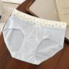 Class A bacteriostatic underwear girls' women's briefs, new summer thin extended crotch bow shorts