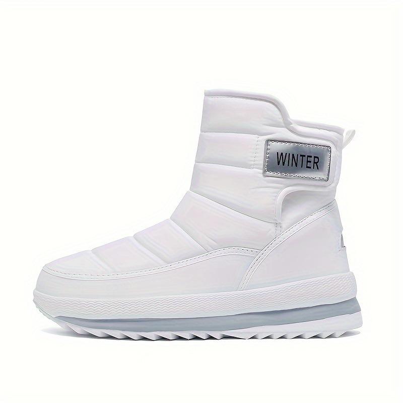 

2 Snow Boots Warm Thickened Fleece Lined High Help Outdoor US 11 білий