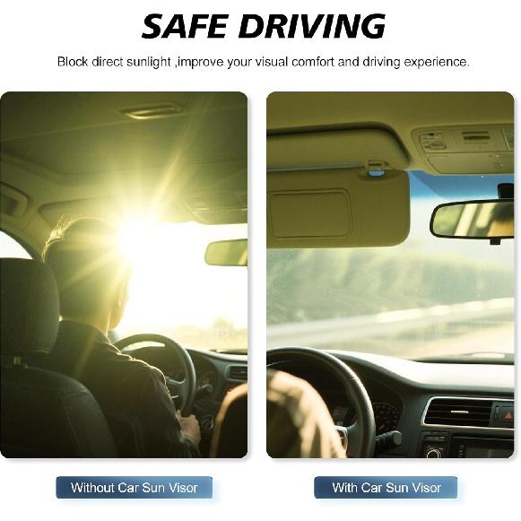 Gray Left Driver Side Sun Visor Fit For Toyota Camry 2007 2008 2009 2010 2011 Without Sunroof And Left & Right Driver Passenger Side 74320-06780-B0