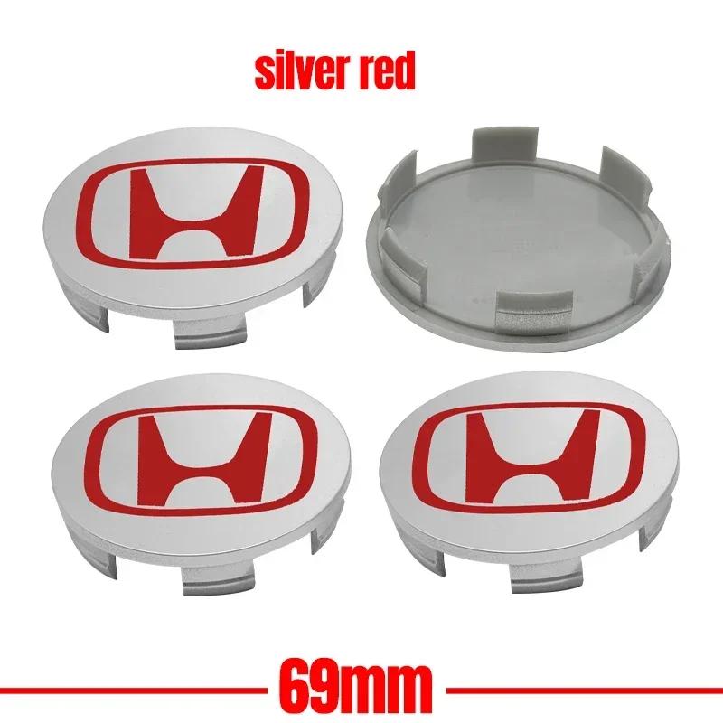 4pcs/set Car Styling Wheel Center Cap Hub Covers Badge Accessories For Honda Civic Fit Jazz Accord Pilot CRV Passport City XRV