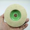 LAPHSODA Replacement Felt Buffs for Grinders, 100mm Outer Diameter Discs (3. Coarse, 10 Discs)