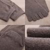 3 Pairs Man Wool Socks with Toes Autumn Winter Thermal Thick Socks Solid Color Wool Soft Warm 5 Finger Socks Casual Male Gift