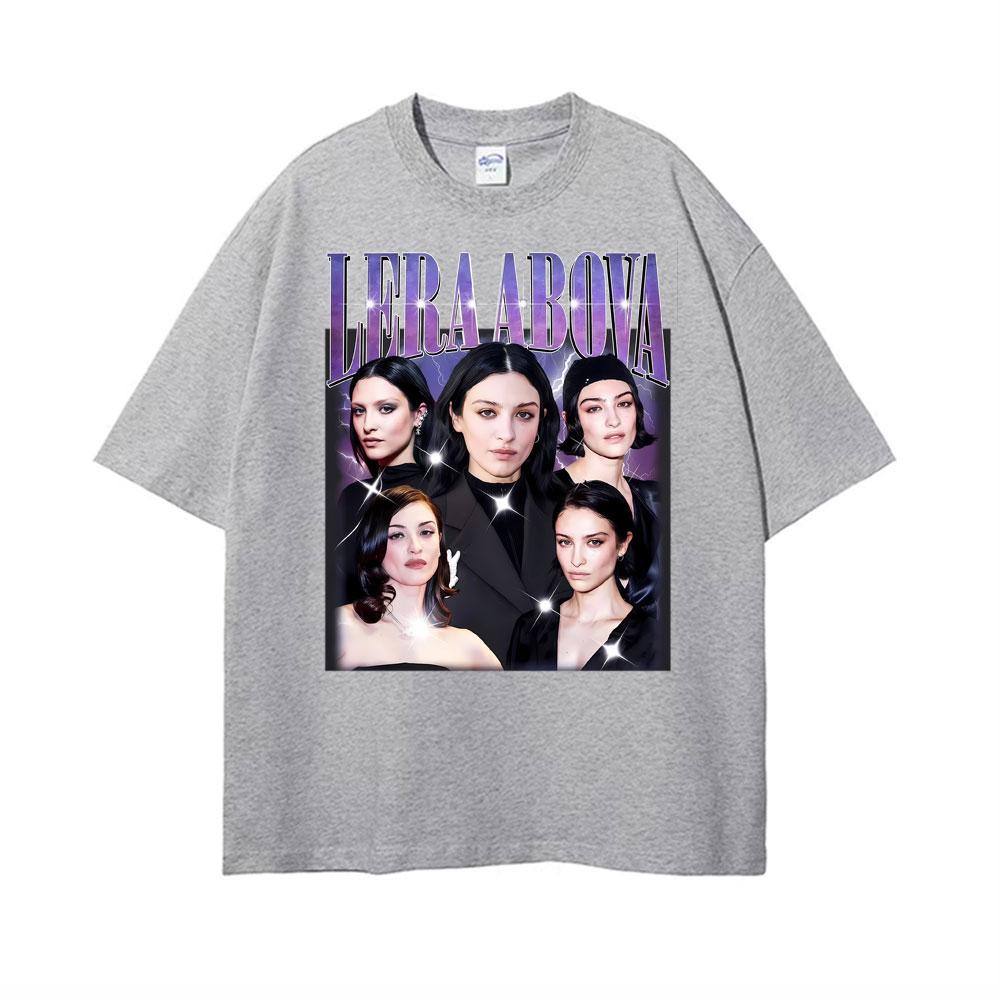 Lera Abova Vintage Graphic Tshirts Mens Women Clothing Fashion High Street T Shirt Hot Sale Oversized Cotton Comfort T Shirts