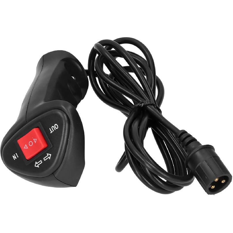 3 PIN Winch Remote Control Kit, Electric Winch Controller with 9.2ft 2.8m Cable Length for Car Offroad Vehicles