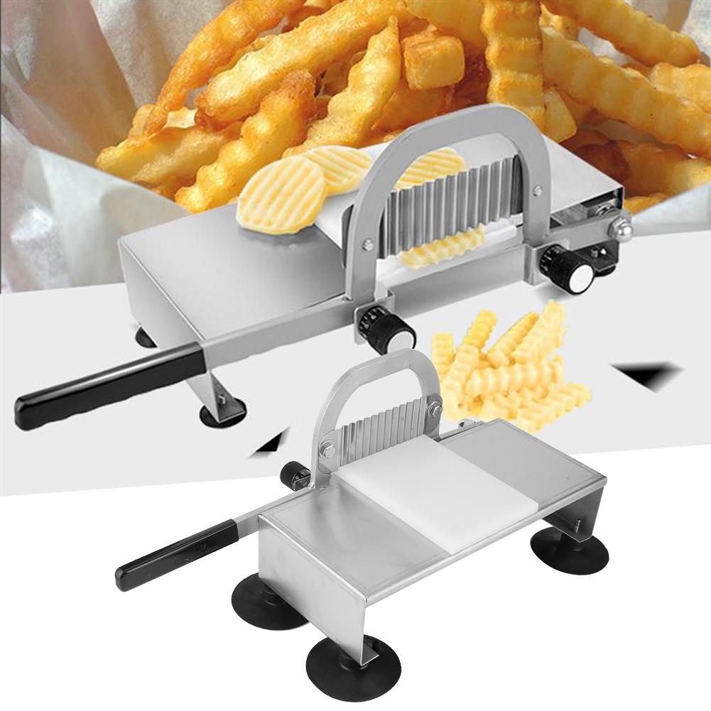 Household Stainless Steel Potato Chip Cutter Slitter Cutting Machine Kitchen New Household Stainless Steel Potato Chip Cutter Slitter Cutting Machine Kitchen New