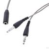 1m 3.5mm Stereo Female To 2- Splitter Audio Cable