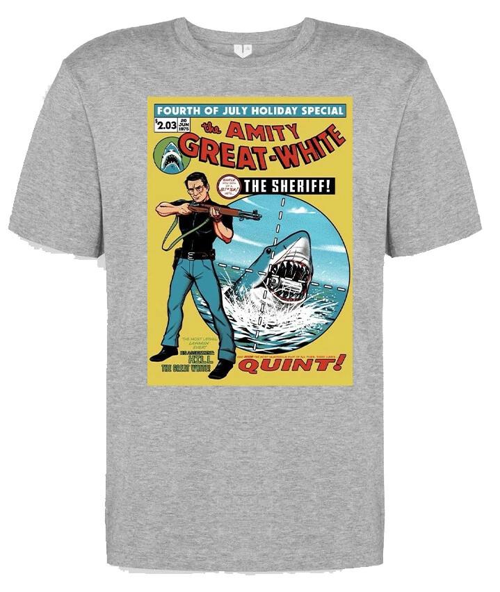 

funny mens film movie 90s retro cult sci fi birthday t shirt for jaws fans 4XL