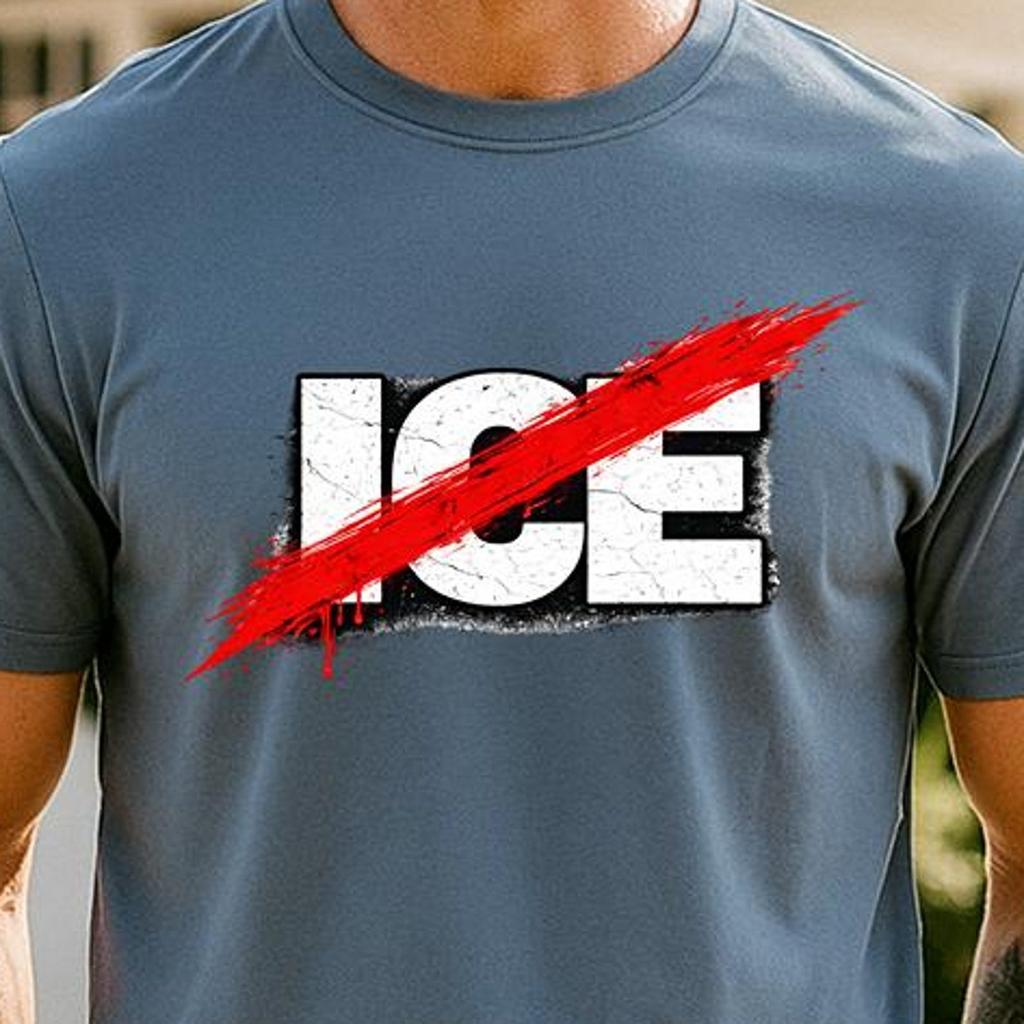 Abolish ICE Graphic Tee, Human Rights Protest Shirt