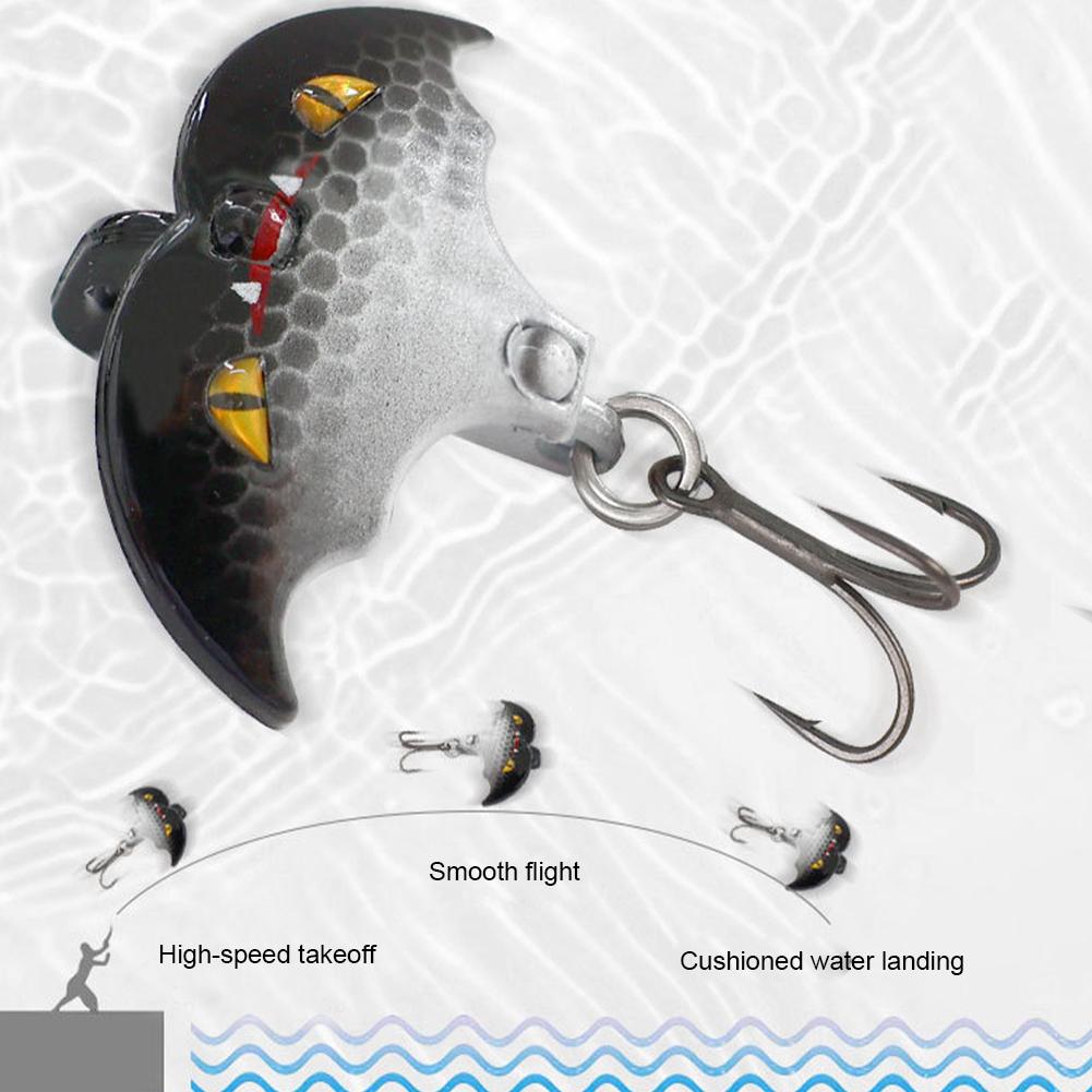 5Pcs/Box Fishing Lures Bionic Bat Baits Artificial Bait Hard Baits Fishing Baits Fishings Gear