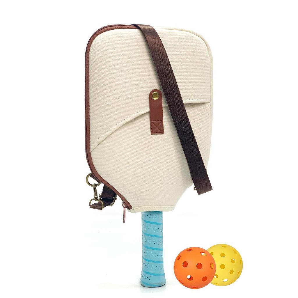 2025 Portable Sports Bag for Badminton, Tennis & Pickleball - Fits 2 Rackets, Handheld, Large-Capacity, Down Cotton