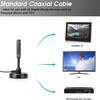 Sleek & Compacts TV Antenna Advanced 4K 1080P TV Antenna Better Digital Reception Space saving Design Enhanced Signal