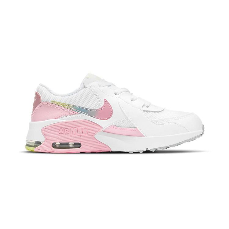 Nike Air Max Excee PS White Arctic Punch Kids Sneakers Pure-Platinum Multi-Color CW5832-100